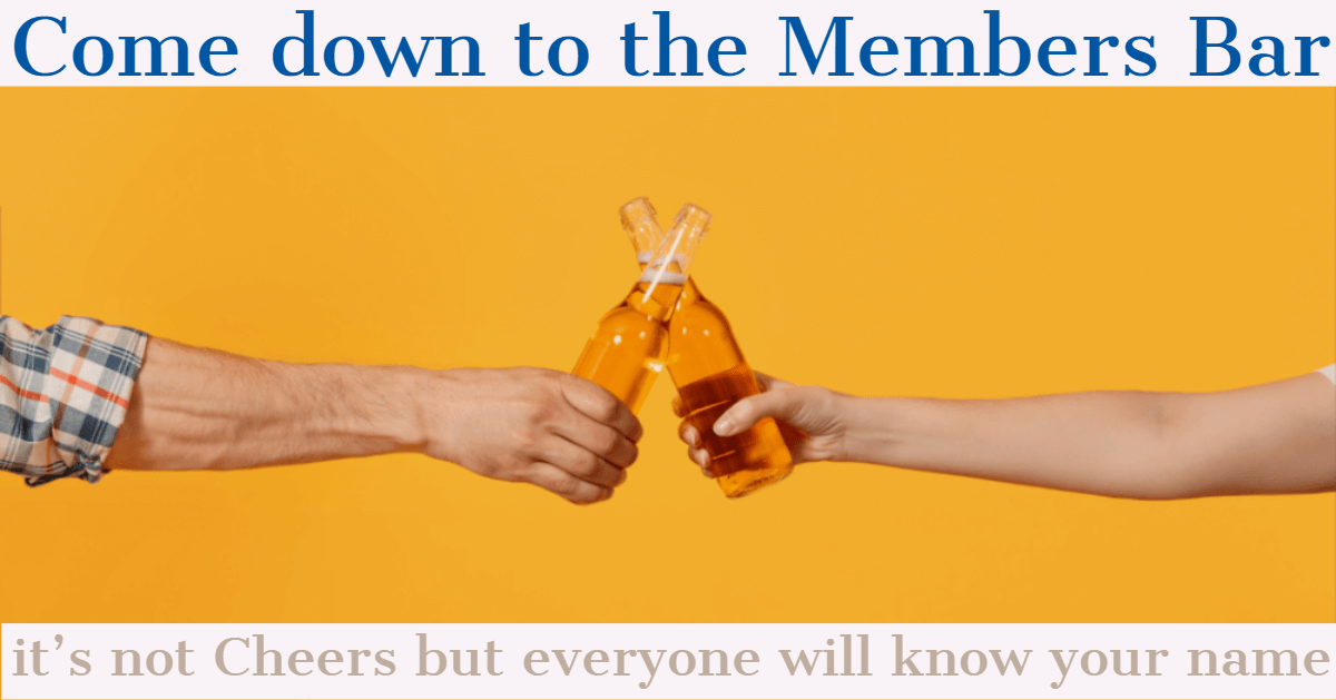 Members bar Cheers
